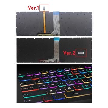 Retro MSI GT73EVR 7RE-831XTR Siyah Uyumlu Klavye