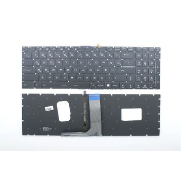 Retro MSI PE62 7RD Siyah Uyumlu Klavye