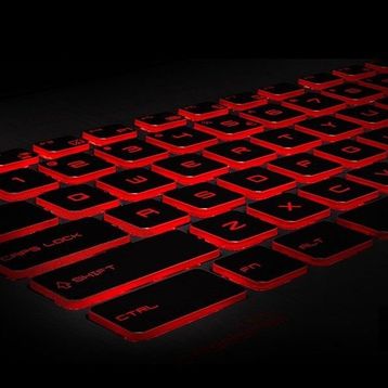 Retro MSI WS72 6QJ-228TR Kırmızı Işıklı Uyumlu Klavye