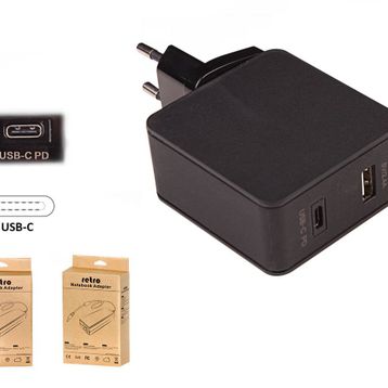Retro RNA-UTC42 30W USB-C PD + 12W USB 2-in-1 Adaptör
