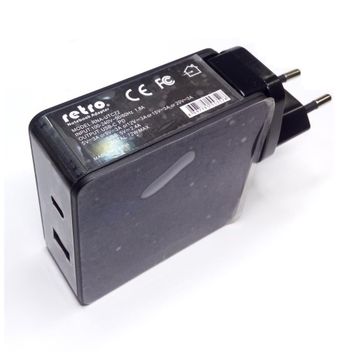 Retro RNA-UTC72 60W USB-C PD + 12W USB 2-in-1 Adaptör