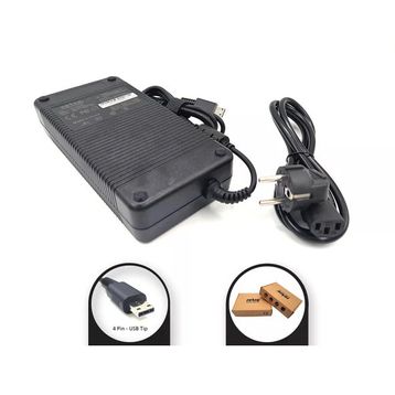 Retro RPA-AC344 MSI 19.5V 16.92A 330W 4 Pin USB Tip Notebook Adaptör