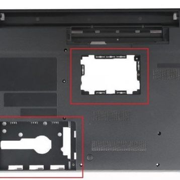 Retro Sony Vaio SVE1512GCXW Siyah V1 Alt Kasa
