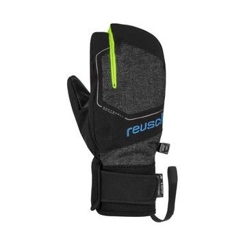 Reusch Torby R-Tex XT Üç Parmak Gri Sarı Kayak Çocuk Eldiveni