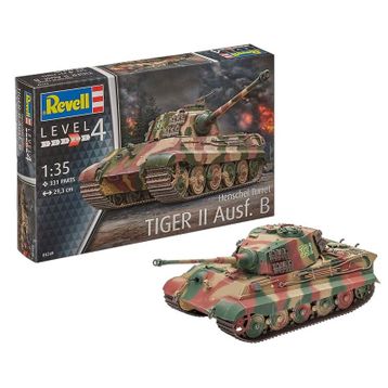 Revell 1:35 Tiger II Ausf. B 03249 Maket Seti