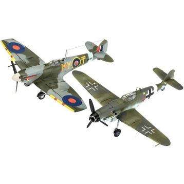 Revell Combat Set Bf109G-10-Spitfire Mk.V 63710 Maket Seti