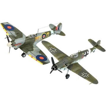 Revell Combat Set Bf109G-10-Spitfire Mk.V 63710 Maket Seti