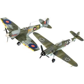 Revell Combat Set Bf109G-10-Spitfire Mk.V 63710 Maket Seti