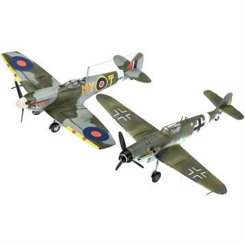 Revell Combat Set Bf109G-10-Spitfire Mk.V 63710 Maket Seti