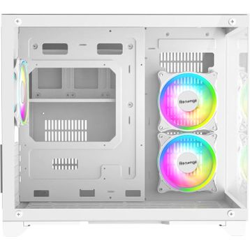 Revenge Nova RGB 3 Fanlı Beyaz Micro ATX Gaming Bilgisayar Kasası