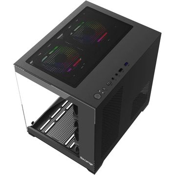 Revenge Nova RGB 3 Fanlı Siyah Micro ATX Gaming Bilgisayar Kasası
