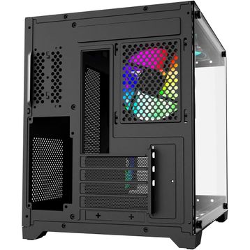 Revenge Nova RGB 3 Fanlı Siyah Micro ATX Gaming Bilgisayar Kasası