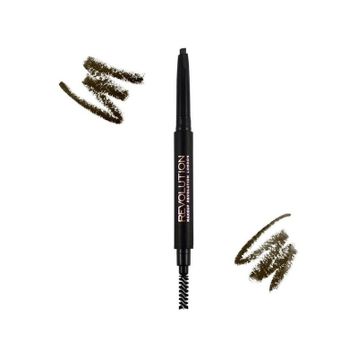 Revolution Duo Brow Pencil Medium Brown Kaş Kalemi