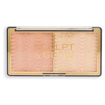 Revolution Pro Highlighter Sculpt Glow Light Medium 8 gr Palet