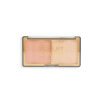 Revolution Pro Highlighter Sculpt Glow Light Medium 8 gr Palet