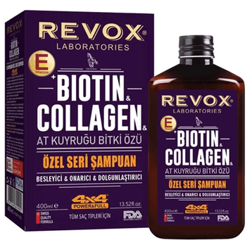 Revox At Kuyruğu Biotin Collagen 400 ml Şampuan