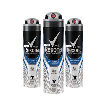 Rexona Invisible Black White 150 ml Erkek Deodorant