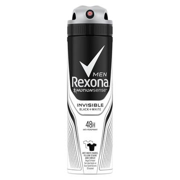 Rexona Invisible Black White Sprey 200 ml Men Deodorant