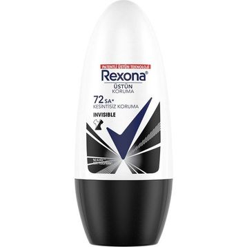 Rexona Kadın Invisible Black + White 50 ml Roll On Deodorant