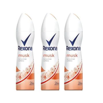 Rexona Musk 3x150 ml Kadın Deodorant