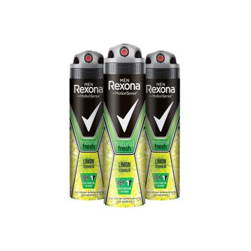 Rexona Natural Fresh Limon Ferahlığı 3x150 ml Erkek Deodorant