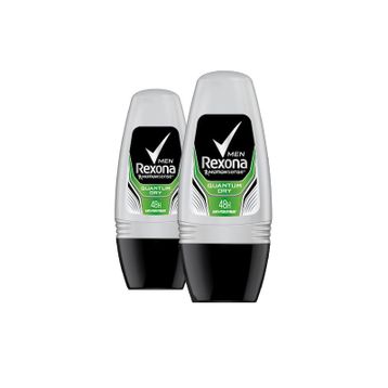 Rexona Quantum Dry 2x50 ml Erkek Deodorant Roll-On