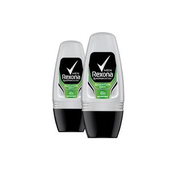 Rexona Quantum Dry 2x50 ml Erkek Deodorant Roll-On