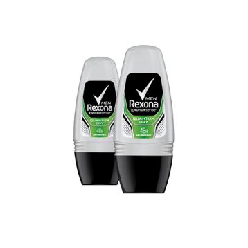 Rexona Quantum Dry 2x50 ml Erkek Deodorant Roll-On