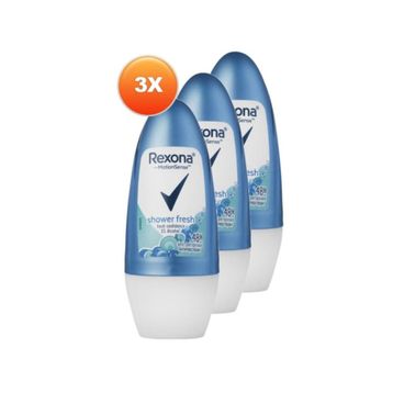 Rexona Shower Fresh 3x50 ml Kadın Roll-On