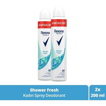 Rexona Shower Fresh Kadın 2x200 ml Sprey Deodorant