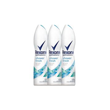 Rexona Shower Fresh Kadın 3x150 ml Sprey Deodorant