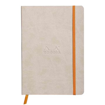 Rhodia 117405C Yumuşak Çizgili Beige A5 Kapaklı Defter