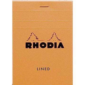 Rhodia Basic Turuncu Kapak 80 gr 80 Yaprak Çizgili Bloknot