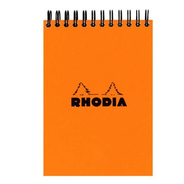 Rhodia Turuncu RT 16500 Spiralli Kareli Bloknot