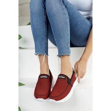 Riccon 001204 Kırmızı Siyah Unisex Sneaker