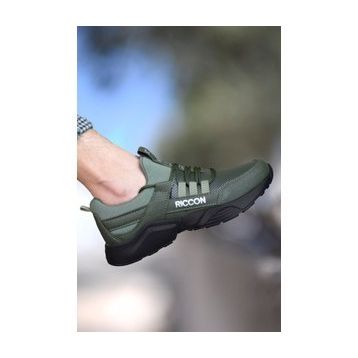 Riccon 0012072 Haki Siyah Unisex Sneaker