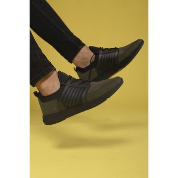 Riccon 0012105 Haki Erkek Sneaker