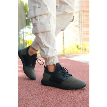 Riccon 0012105 Haki Erkek Sneaker