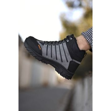 Riccon 0012116 Füme Içi Kürklü Erkek Bot