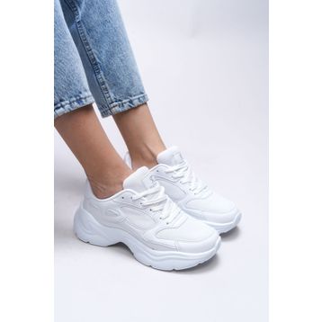 Riccon 0012152 Beyaz Kadın Sneaker Ayakkabı