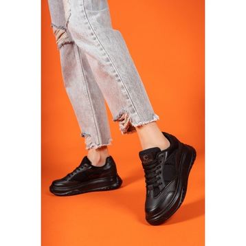 Riccon 0012153 Siyah Kadın Sneaker