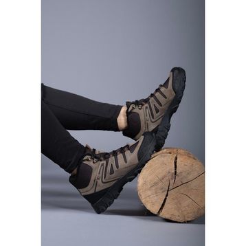 Riccon 00121680 Eregnaer Kum Siyah Erkek Trekking Bot