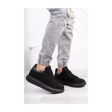 Riccon 0012360 Süet Siyah Unisex Sneaker