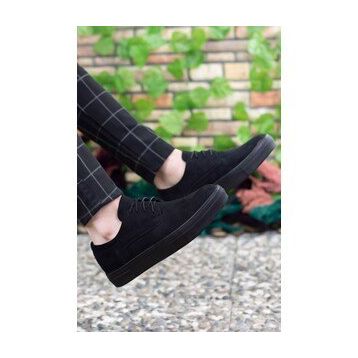Riccon 0012365 Siyah Süet Erkek Sneaker