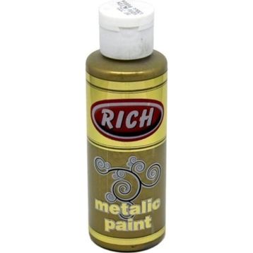 Rich 03986 120 cc Metalik Koyu Altın Akrilik Boya
