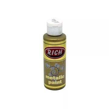 Rich 03986 120 cc Metalik Koyu Altın Akrilik Boya