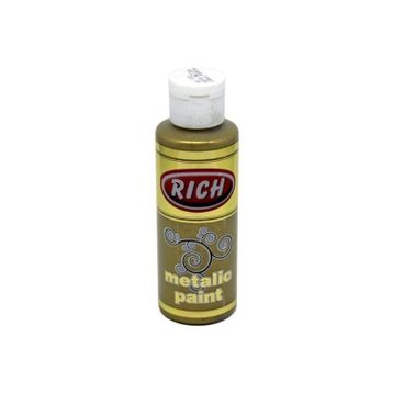 Rich 03986 120 cc Metalik Koyu Altın Akrilik Boya