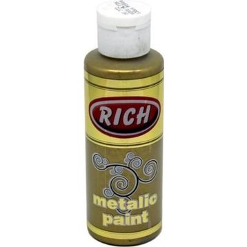 Rich 03986 120 cc Metalik Koyu Altın Akrilik Boya