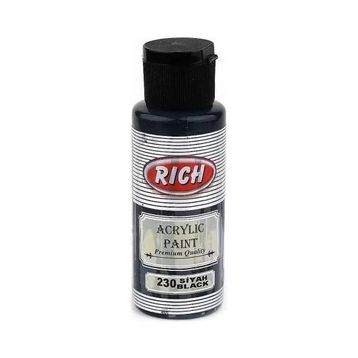Rich 070-230 Master 70 cc Siyah Akrilik Boya