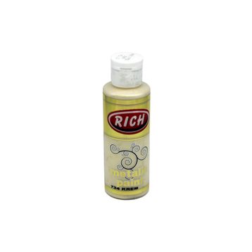Rich 0734 120 CC Metalik Krem Akrilik Boya